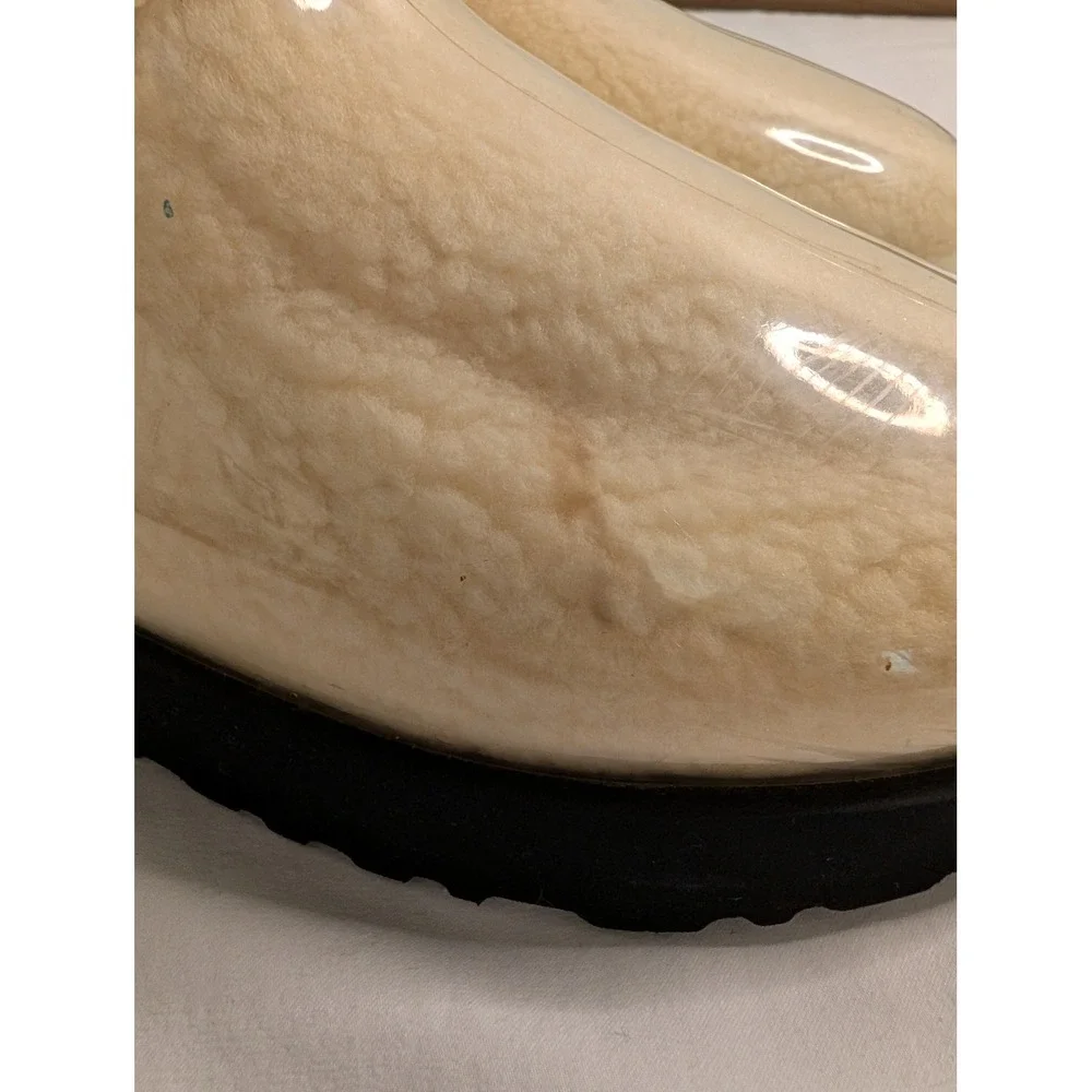 UGG Classic Clear Mini Sherpa Lined Black Waterproof Ankle Boots  Womens 7
